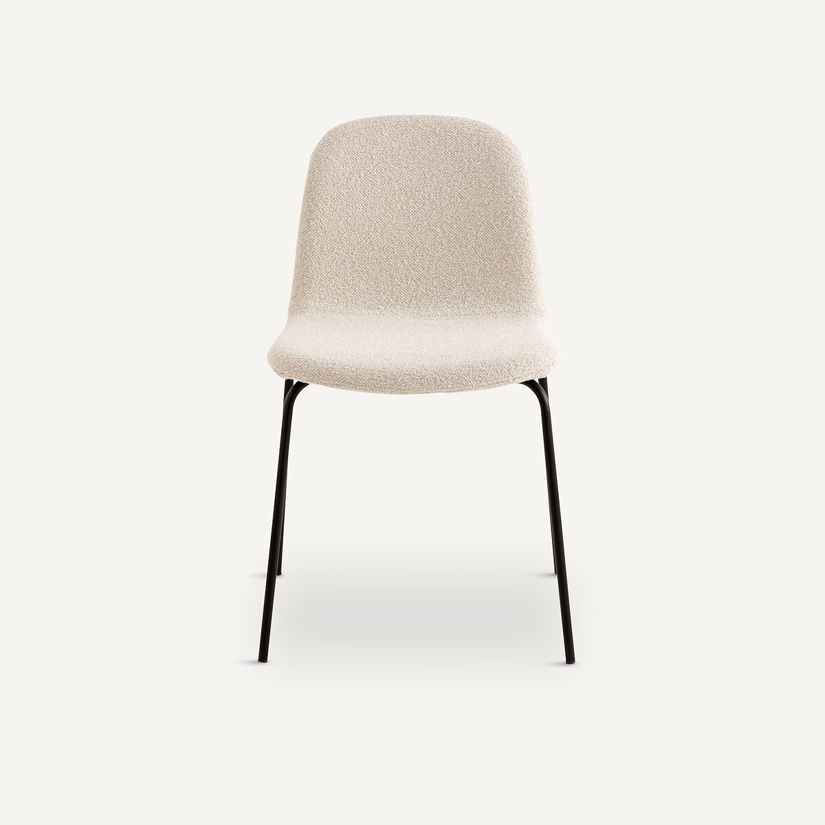 Sedia bouclé, Tibby gesso, AM.PM
