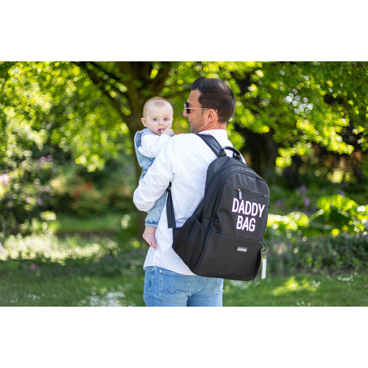 Sac à dos à langer Family club noir, CHILDHOME