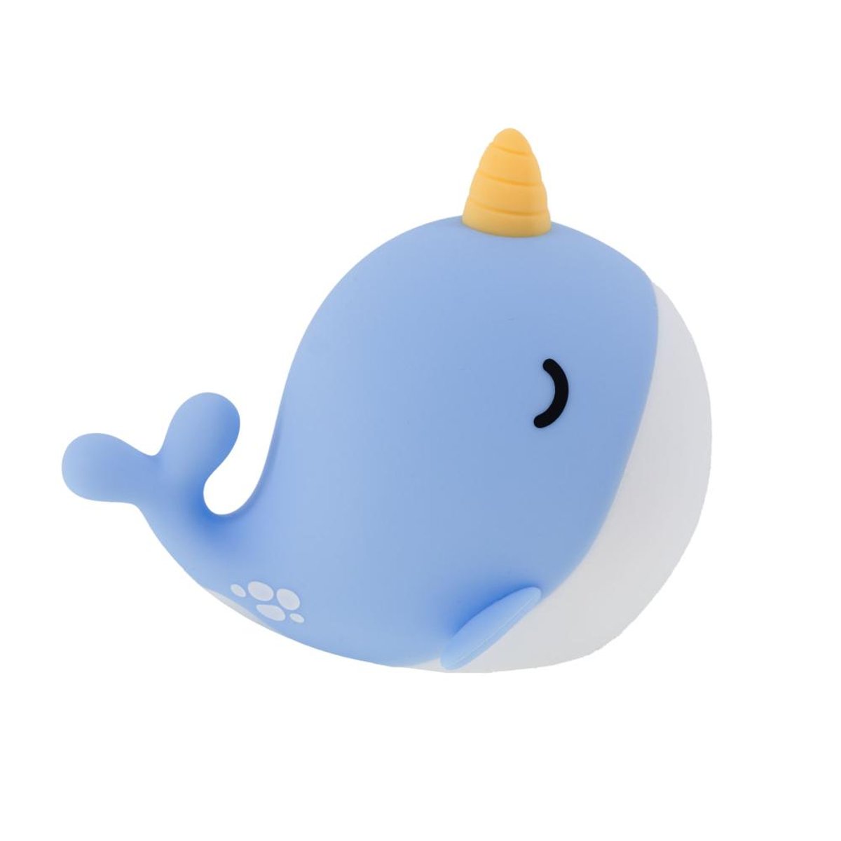 Veilleuse Baleine  rechargeable bleu, AMADEUS