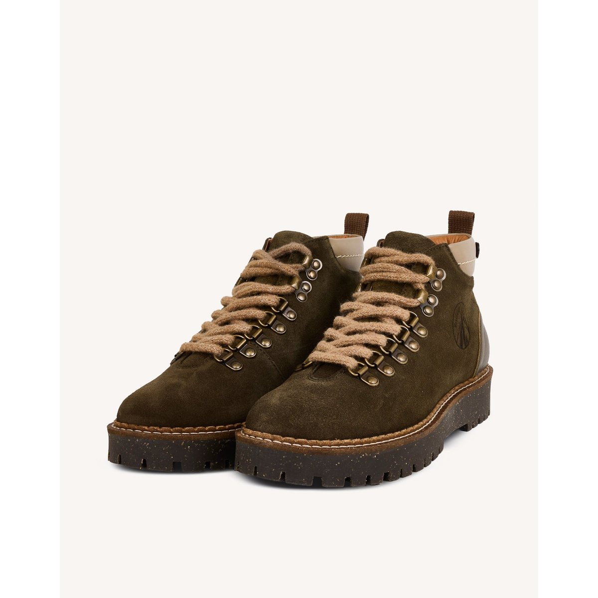 Chaussures cuir HAWTHORN kaki, FAGUO