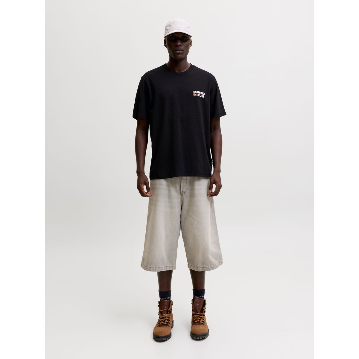 T-Shirt noire - black, JACK & JONES