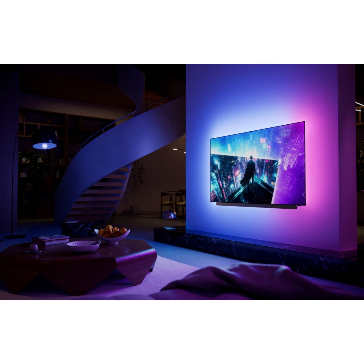 TV OLED 65OLED911 (2026) 65" (164 cm) 4K Ultra HD -  Expérience Cinéma, 120Hz, Ambilight, AI Smart TV couleur unique, PHILIPS