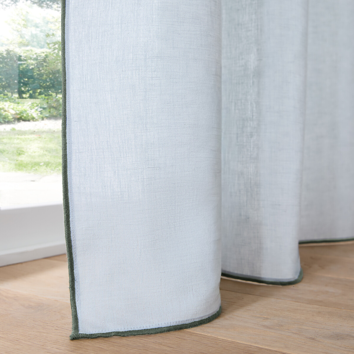 Panneau coton lin, WARNA bleu marine, LA REDOUTE INTERIEURS