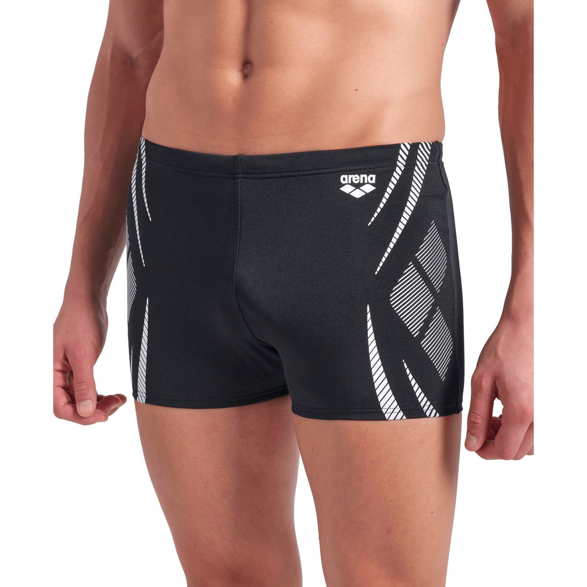 Short de bain arena Performance Poseidonia pour homme black-white, ARENA