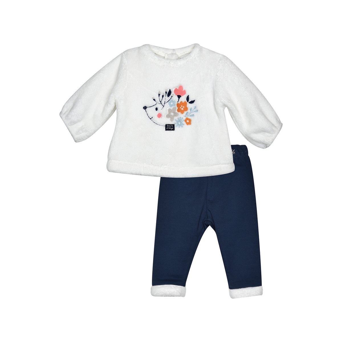 Sweat pantalon jemina maille bebe beige, SUCRE D'ORGE