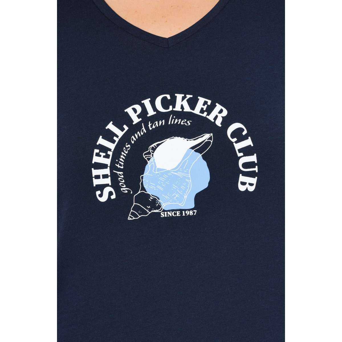 T-shirt marine, ULLA POPKEN