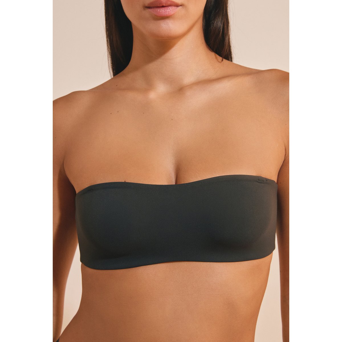 Bandeau armatures souples bretelles amovibles FLEXI MICRO noir, ETAM