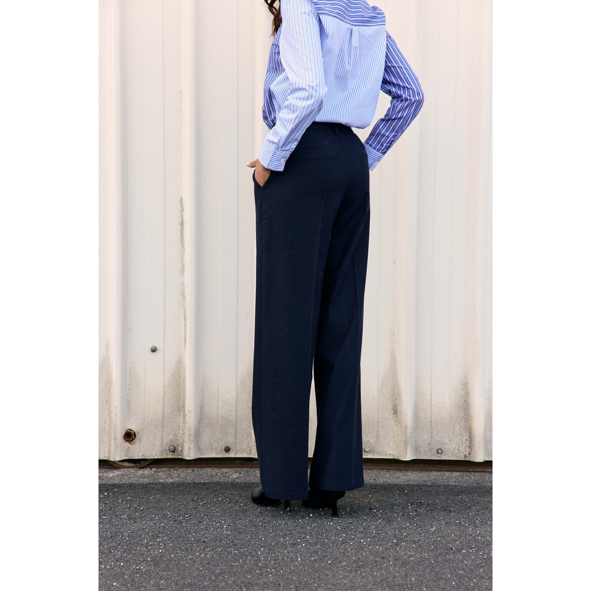 PANTALON uni PETRONY 25-marine, LA PETITE ETOILE