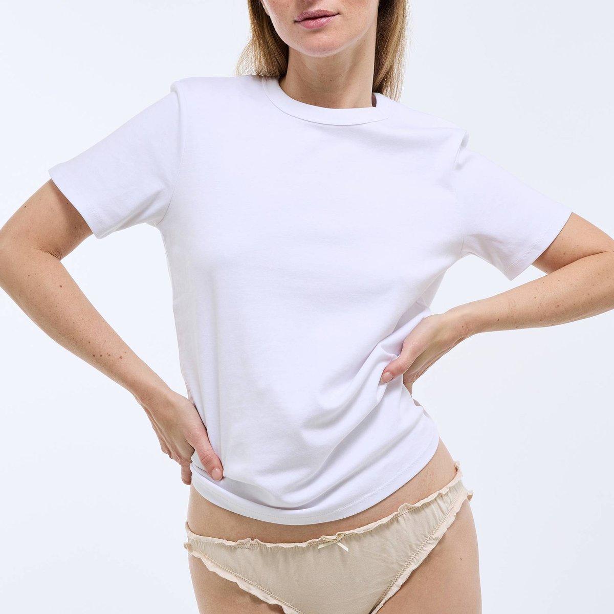 Lot de 3 culottes froufrou JULIE en coton BIO GOTS riviere, MONOPRIX
