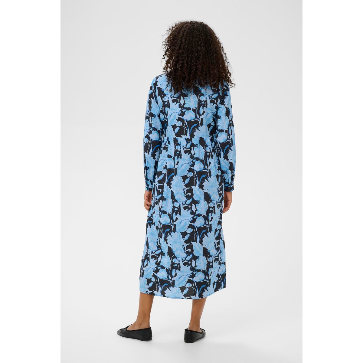 Robe bleu blue snake flower, KAFFE