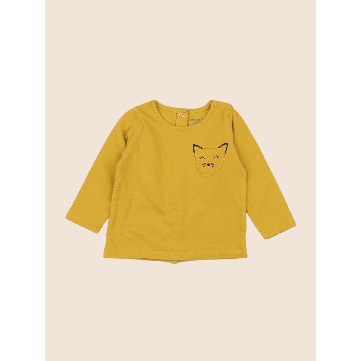 Tee-shirt - Très bon état jaune, VERTBAUDET