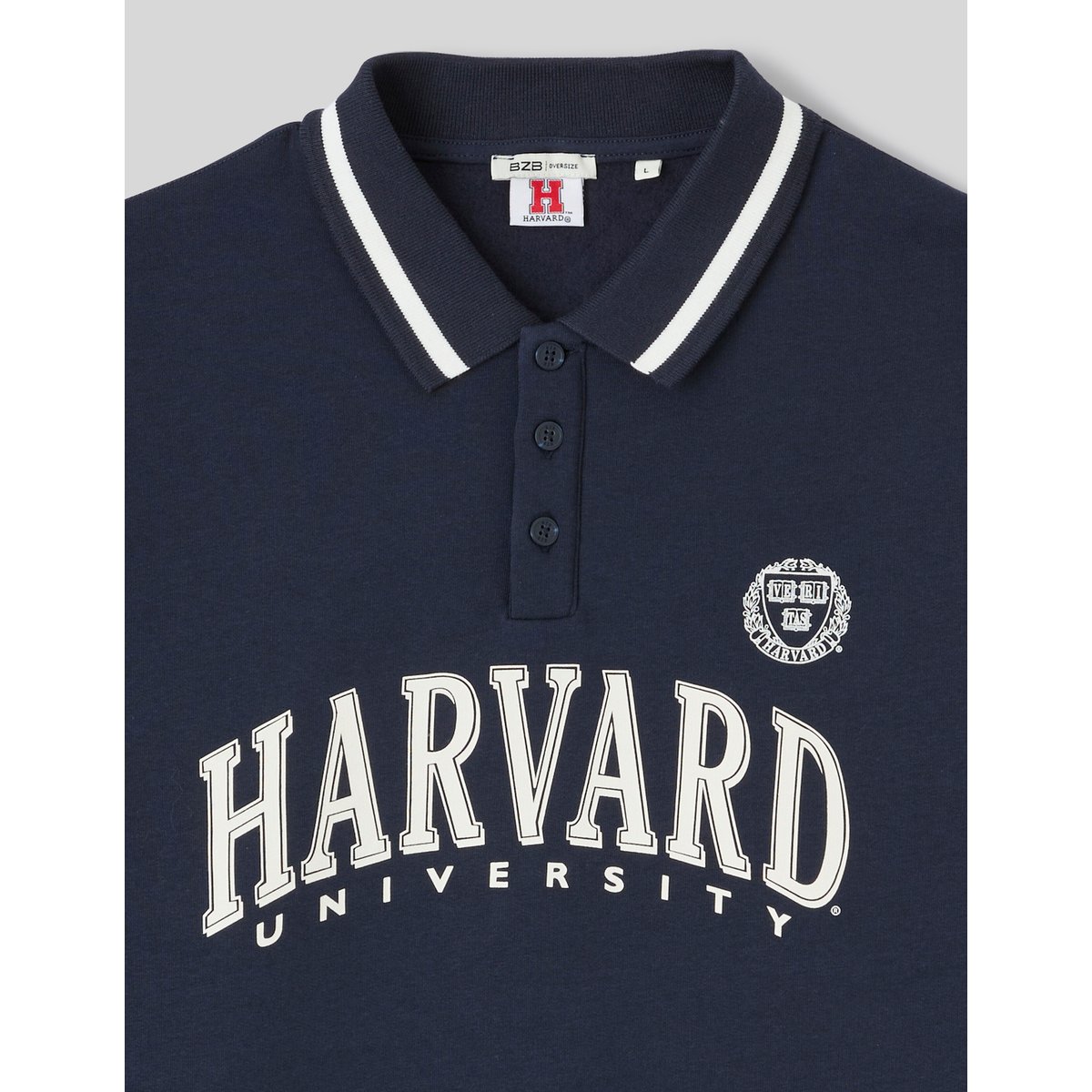 Sweat licence harvard bleu foncé, BZB