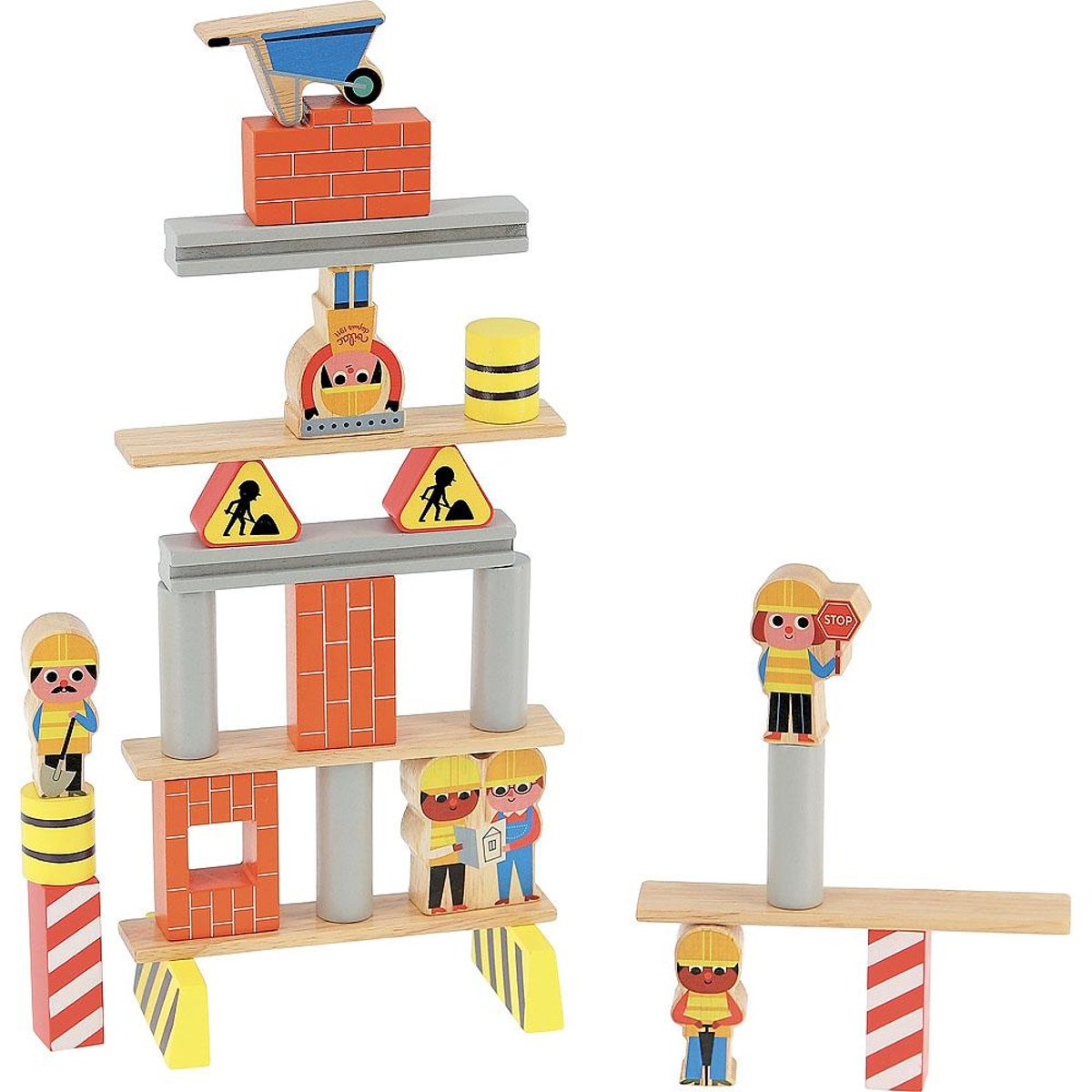 Jeu d'équilibre Chantier Ingela P. Arrhenius orange, VILAC