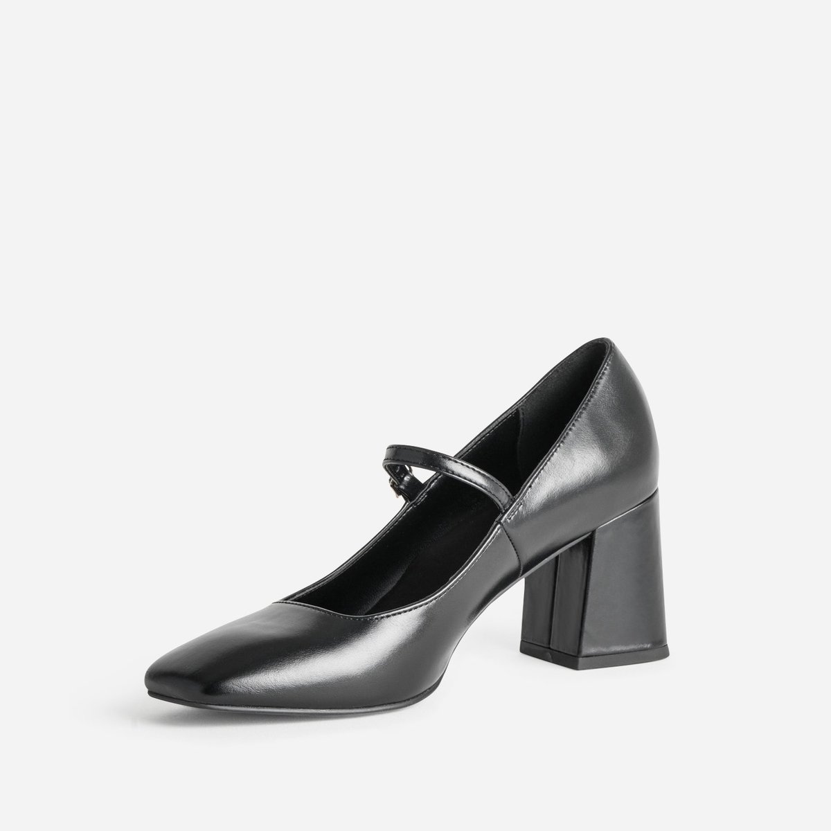 Escarpin en cuir AMBRE noir, ERAM
