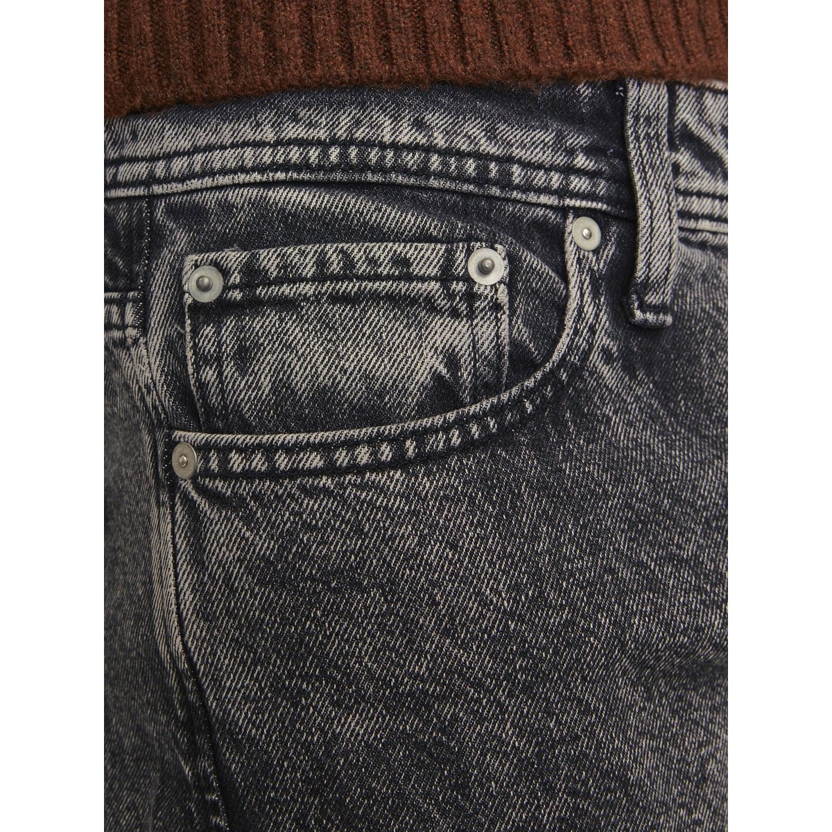 Jean Coupe Décontractée black denim, JACK & JONES