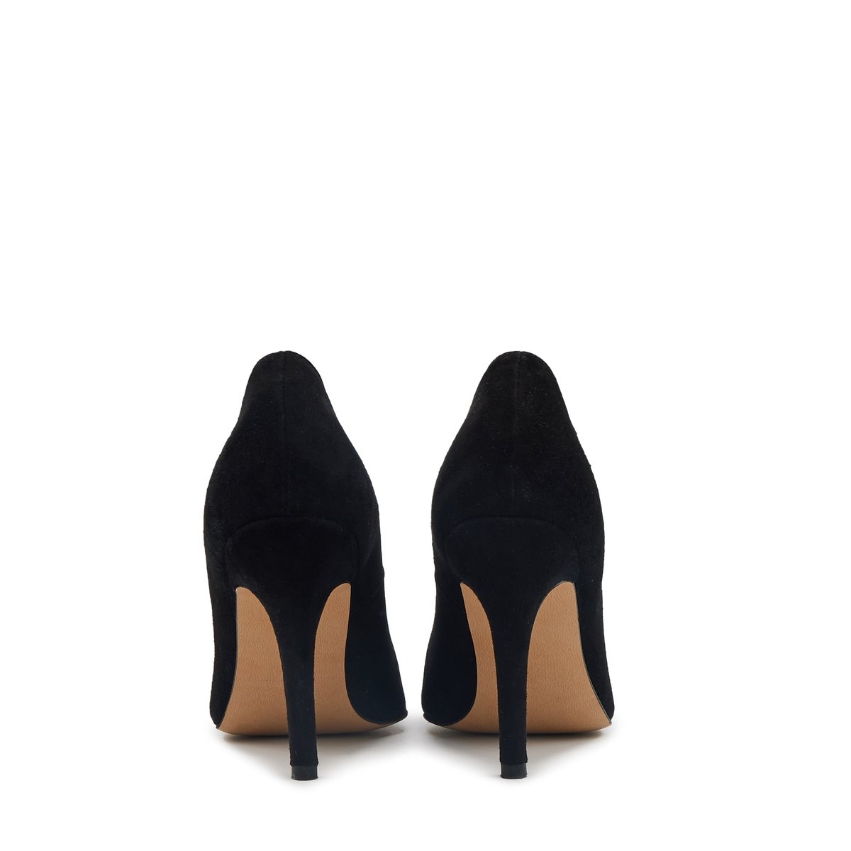 Escarpins Aurore Cuir Suede noir, BONS BAISERS