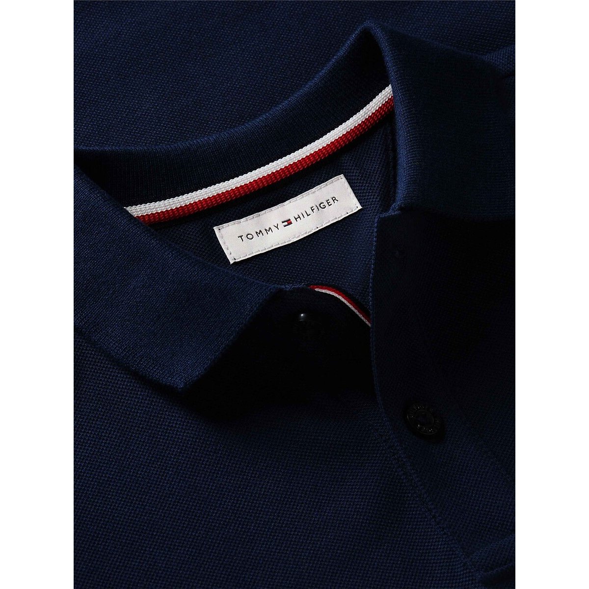 Poloshirt mit kurzen Ärmeln marine, TOMMY HILFIGER