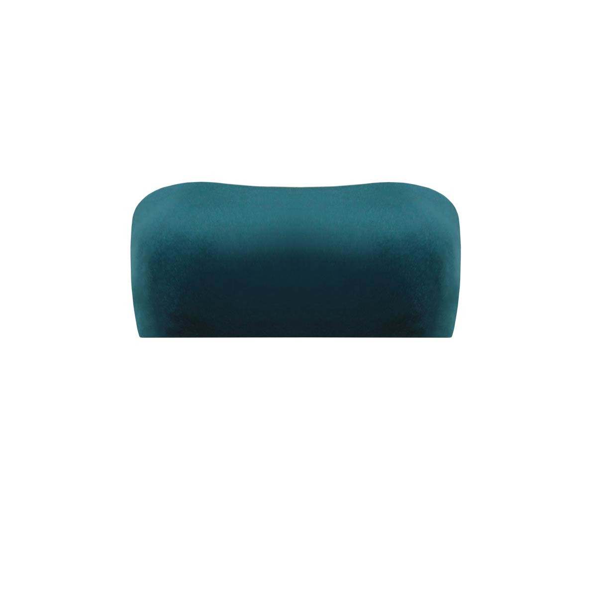 Haut de maillot bandeau velours ESCALE bleu, JANINE ROBIN