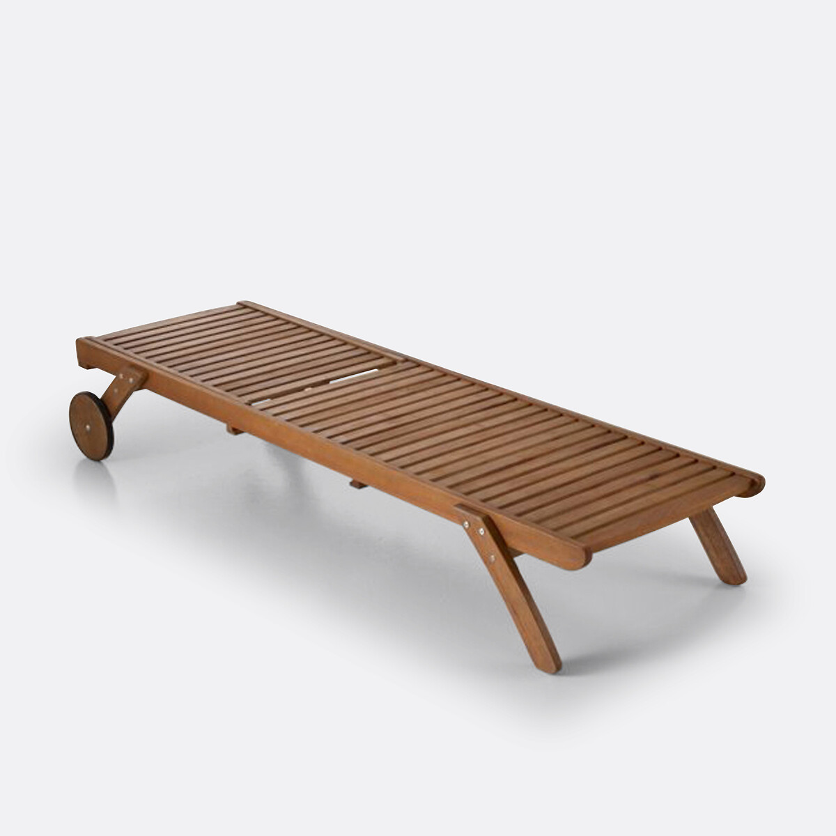 Tumbona chaise longue de eucalipto, Garden madera clara eucalipto, LA REDOUTE INTERIEURS