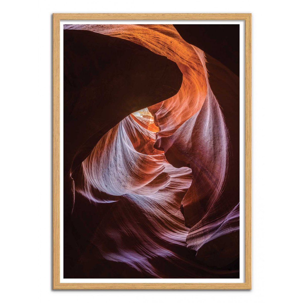 Affiche d’art et cadre noir 50 x 70 cm - Heart Of Fire - Sandipan Biswas affiche d'art, WALL EDITIONS