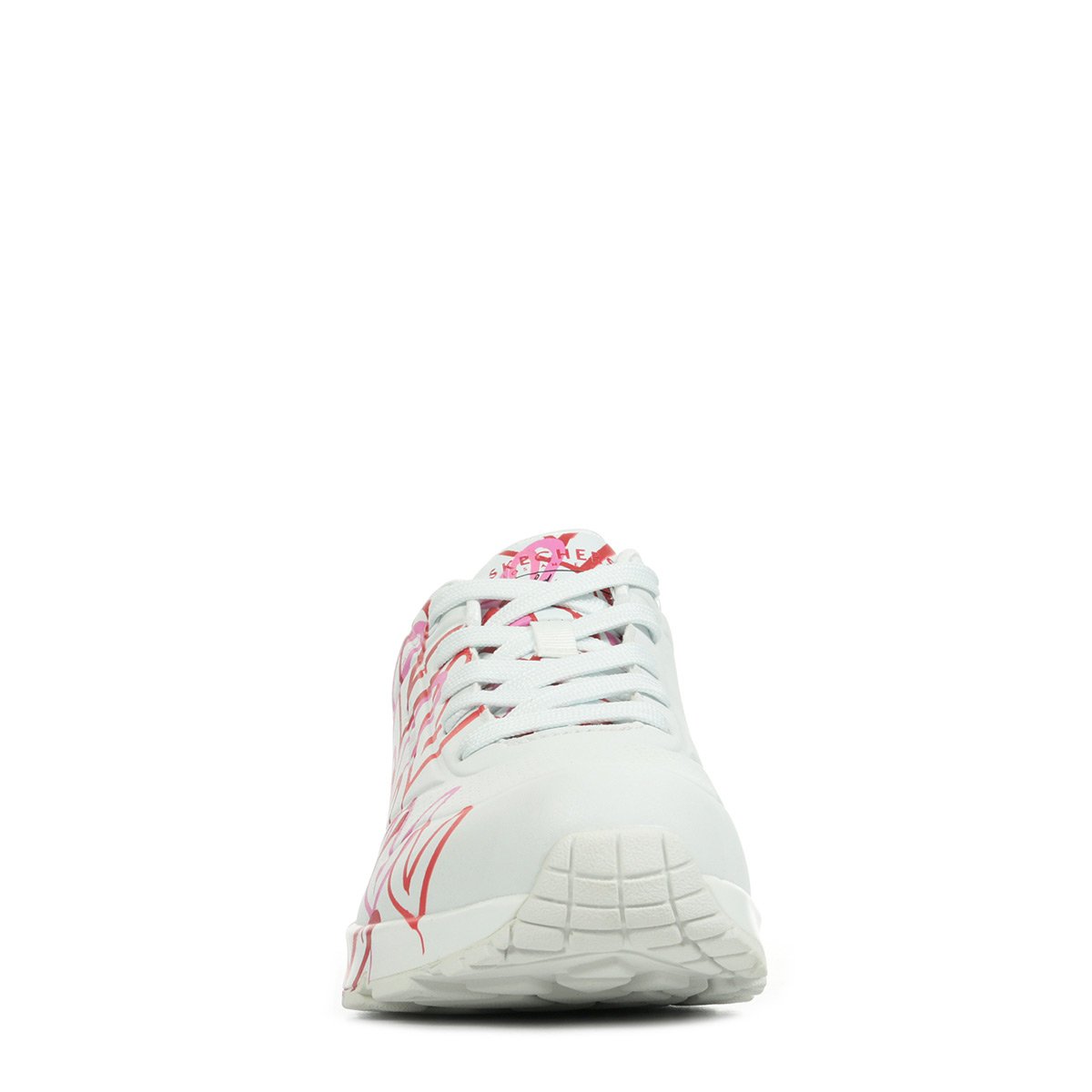 Basket Uno white / red / pink, SKECHERS