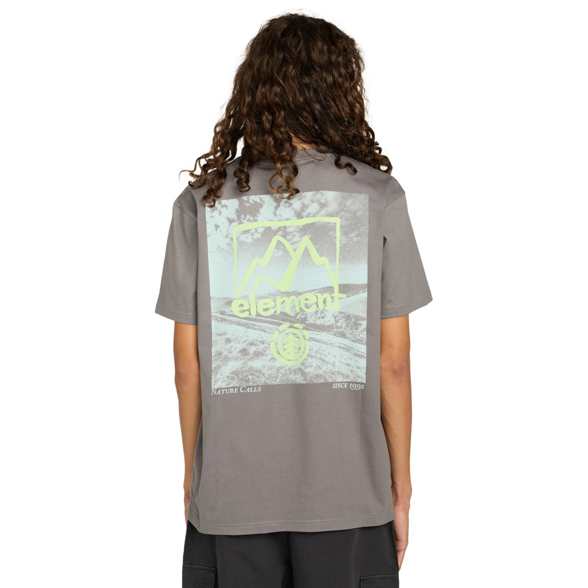 T-shirt à manches courtes OPEN HILLS noir gargoyle, ELEMENT