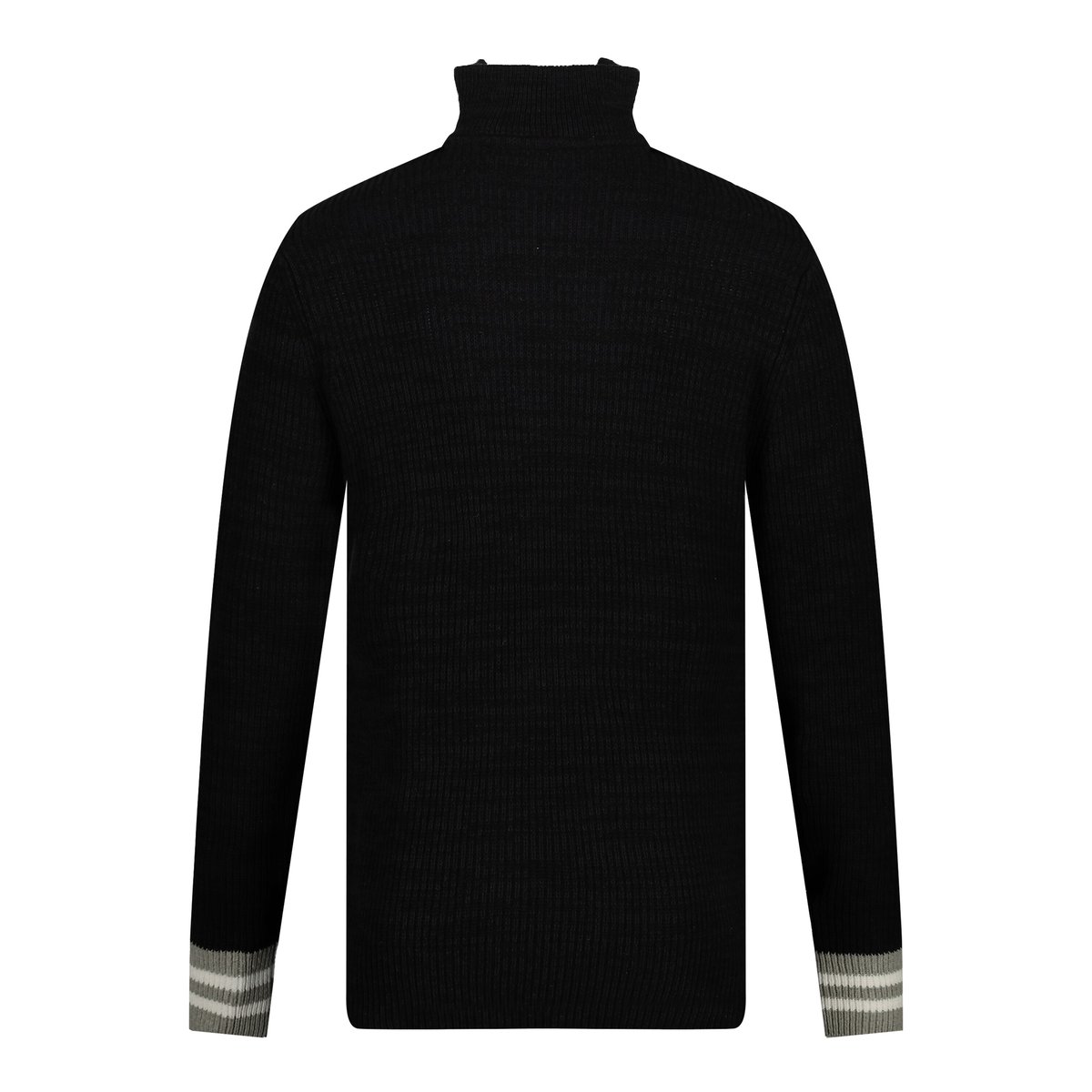 Pull en maille à col camionneur noir, JP1880