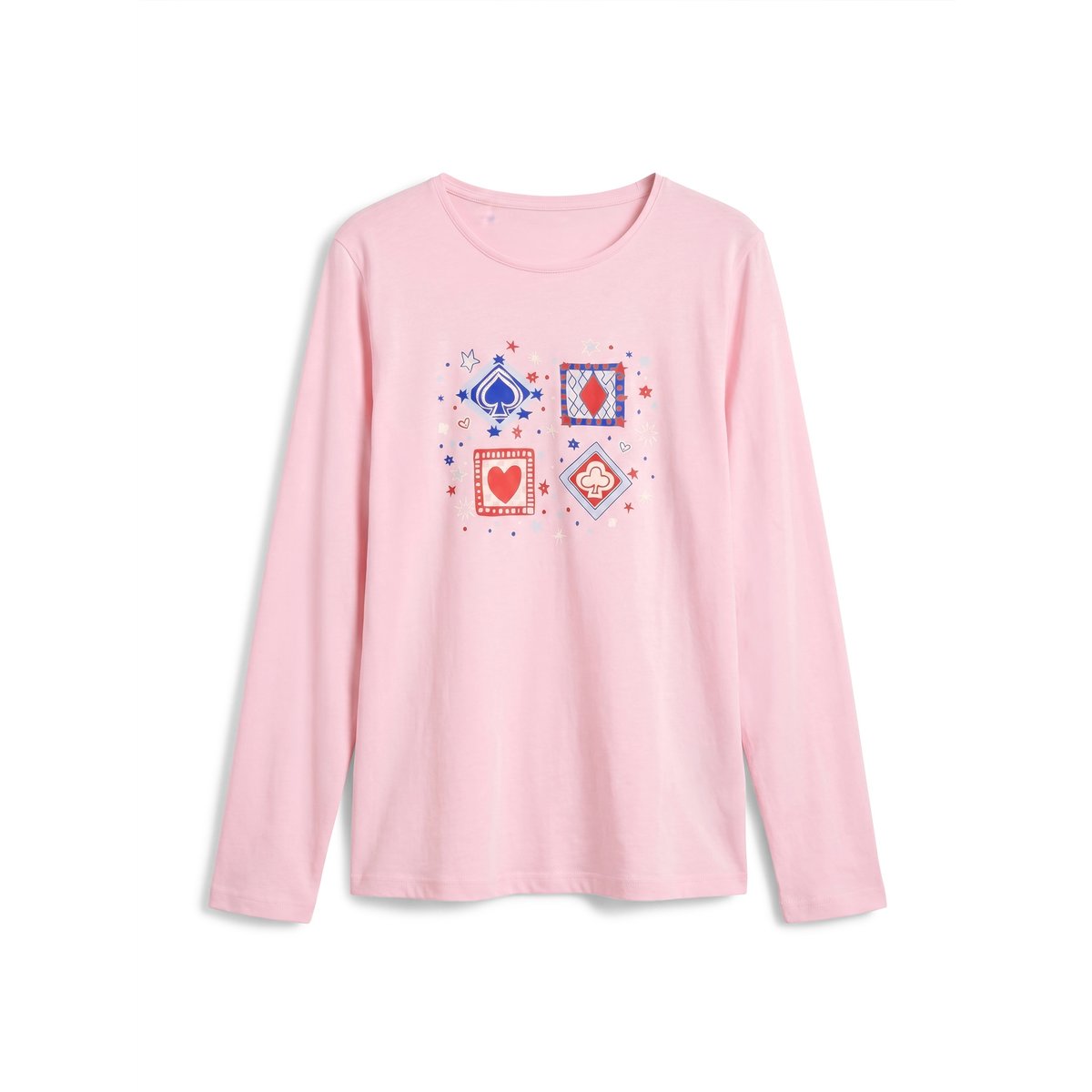 Tee-shirt de pyjama coton imprimé bleu, DAXON