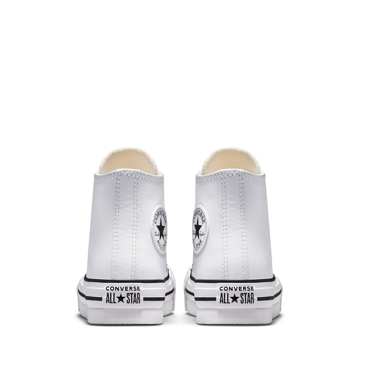 Kids All Star Eva Lift Foundation Leather Trainers white, CONVERSE