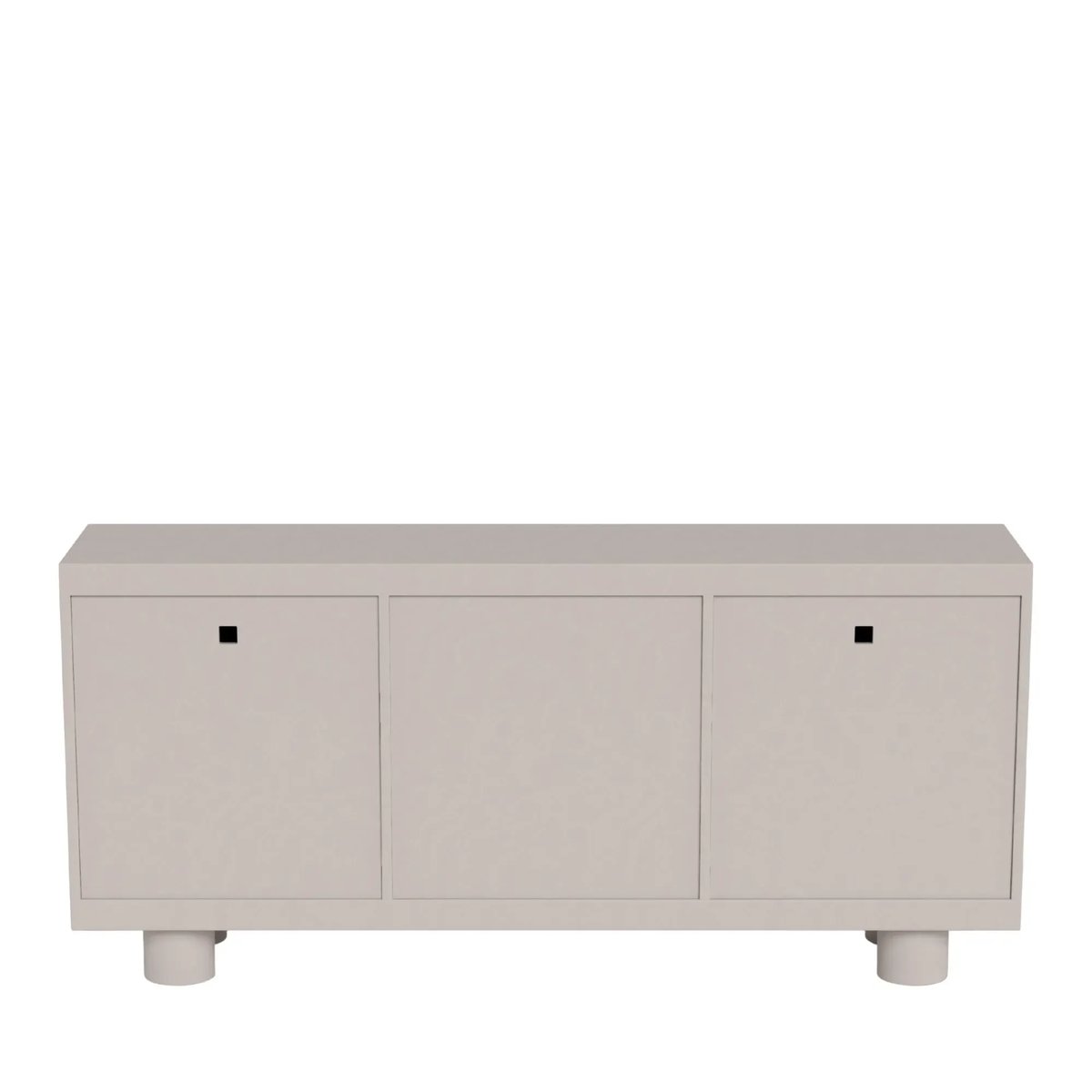 Buffet bas design 3 portes gris L160 - MAGDA gris, HELLIN, DEPUIS 1862