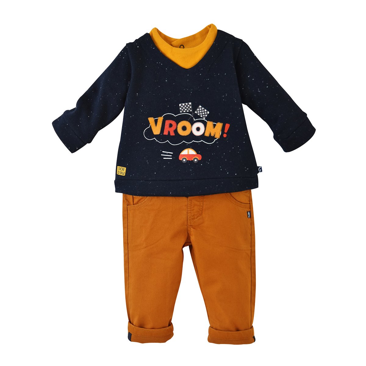 Sweat et pantalon toile duke gris, SUCRE D'ORGE