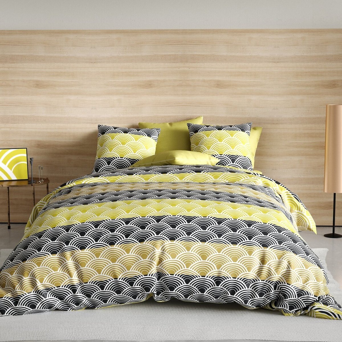 Parure housse de couette enfant + taie polyester, Hiko multicolore, C DESIGN HOME TEXTILE