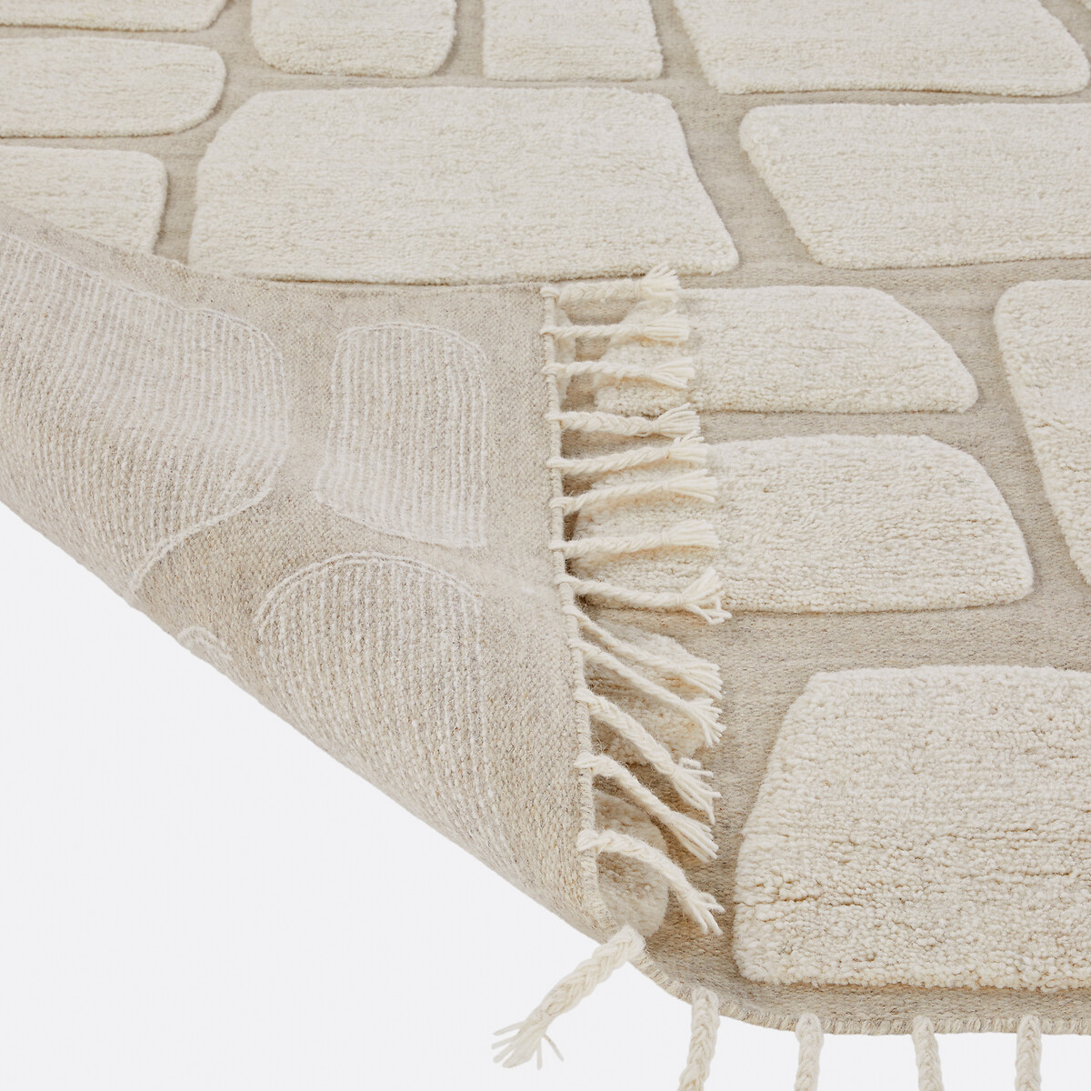 Tapis en laine, Zalya ecru, LA REDOUTE INTERIEURS