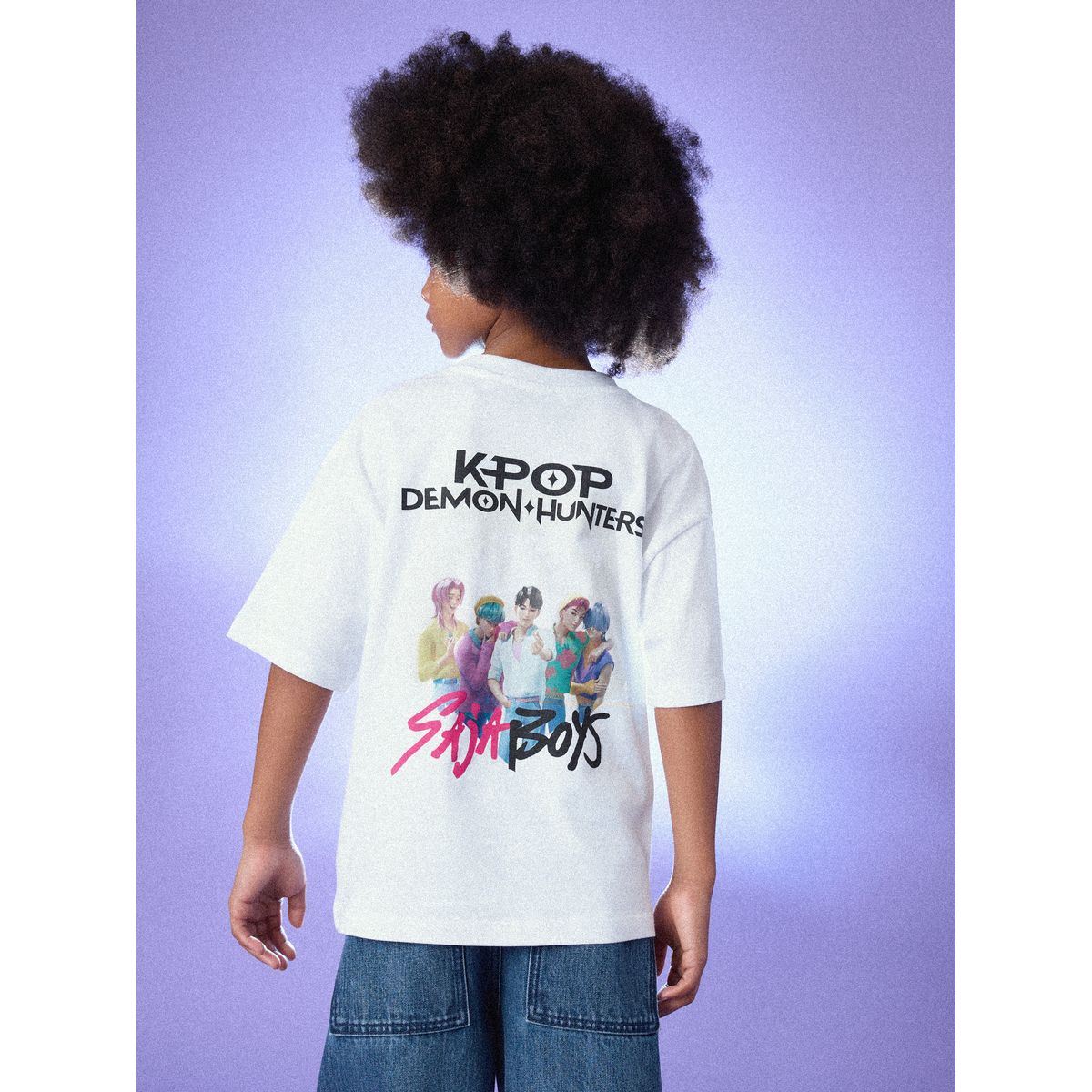 T-shirt kpop demon hunters blanc, NEXT