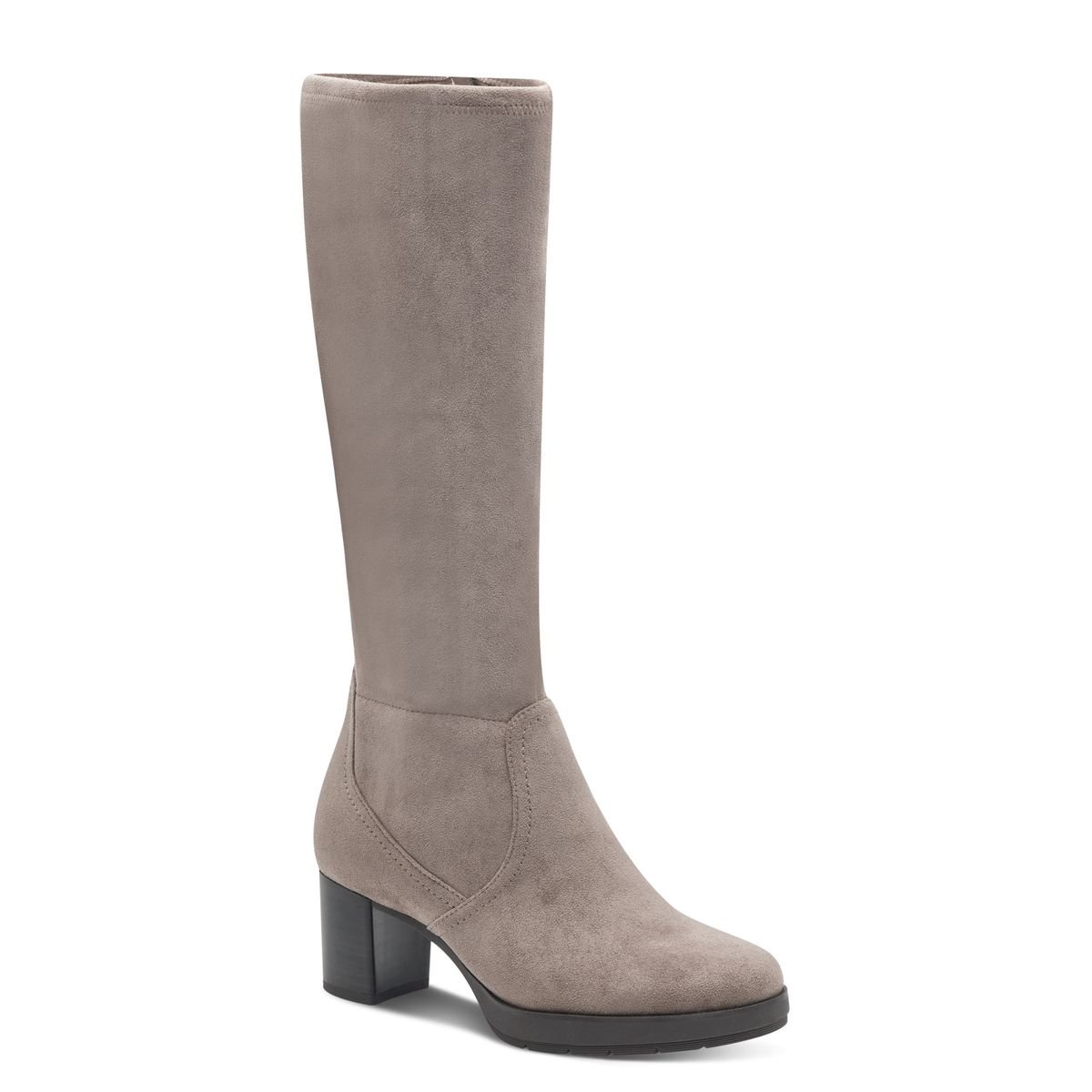 Bottes talon bloc marron poivre, JANA