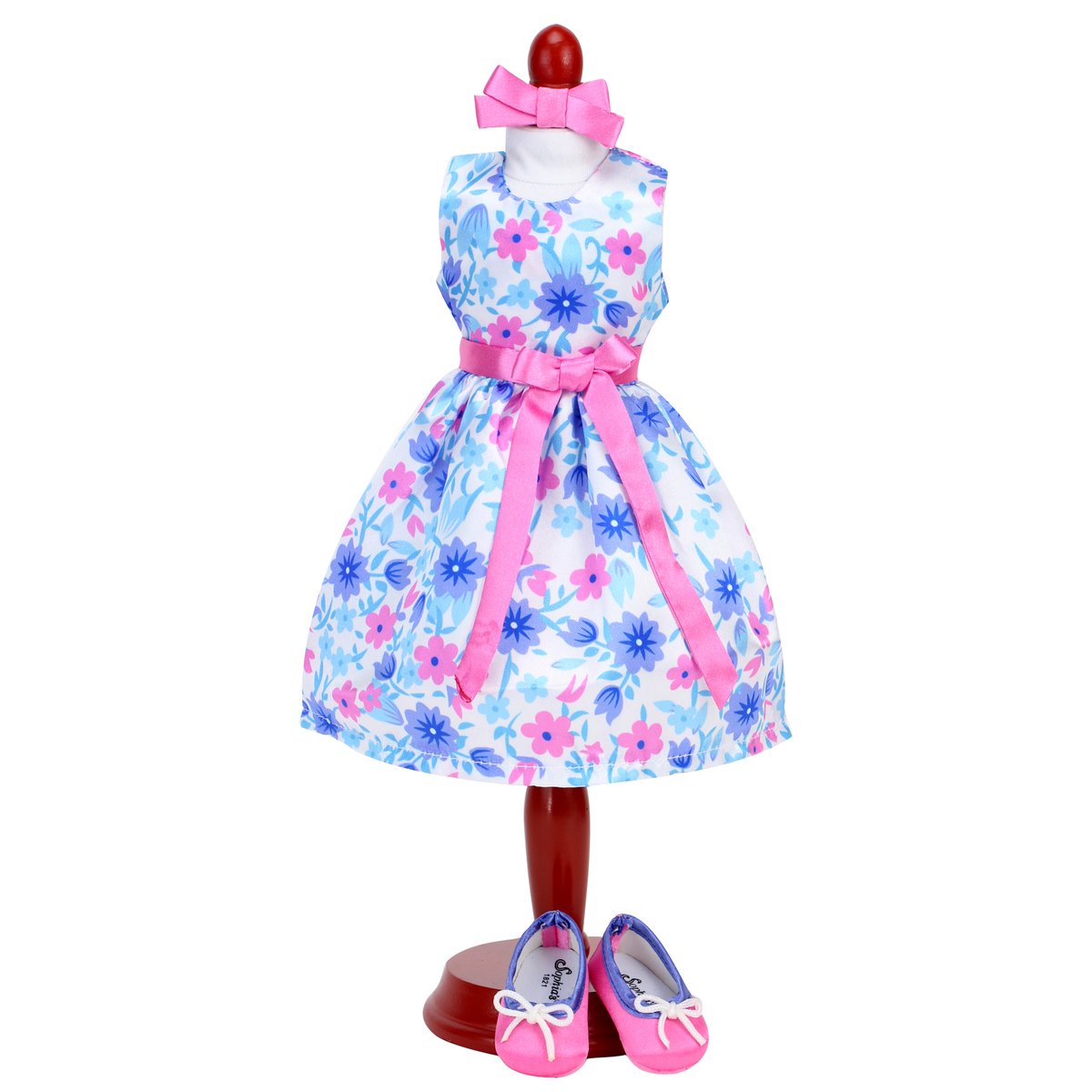 Robe Poupée couleur unique, TEAMSON KIDS