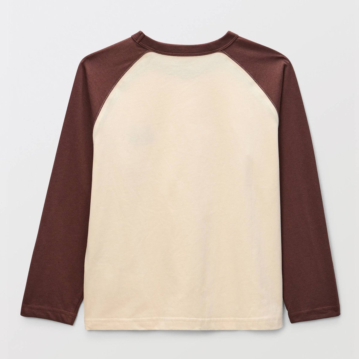 T-shirt manches longues imprimé en coton BIO arbre, MONOPRIX