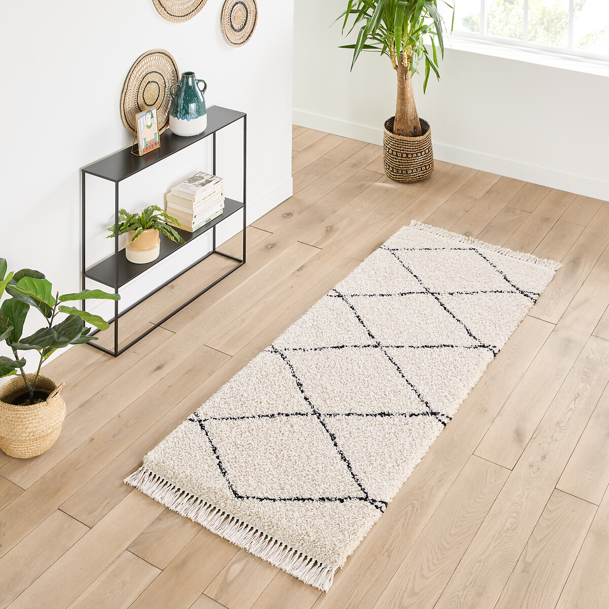 Tapis de couloir style berbère Fatouh ecru, LA REDOUTE INTERIEURS