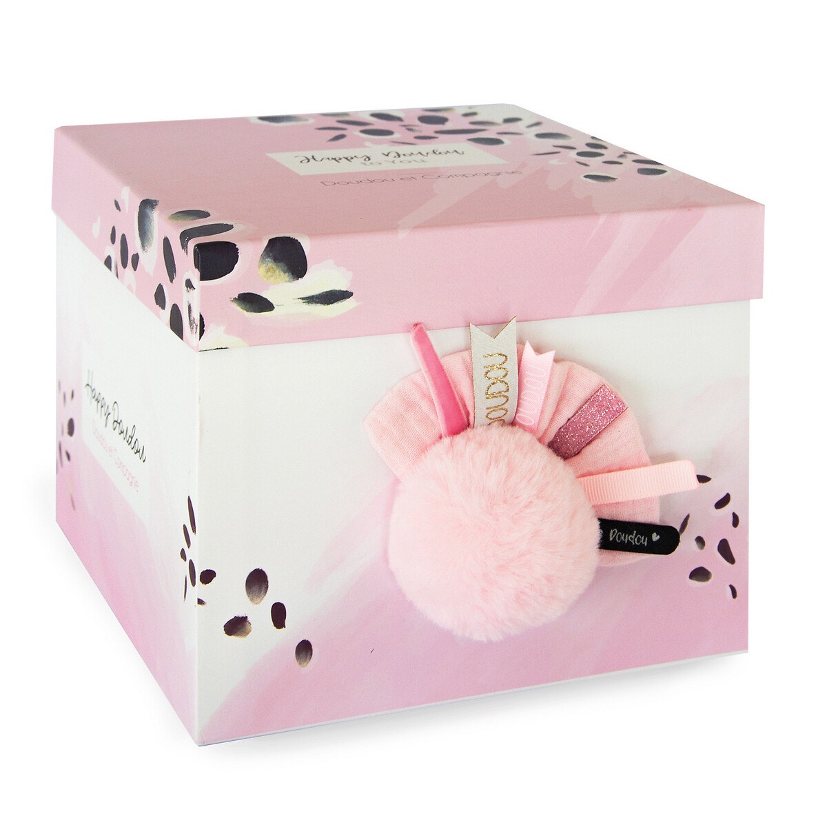 Peluche happy blush 25 cm rose, DOUDOU ET COMPAGNIE