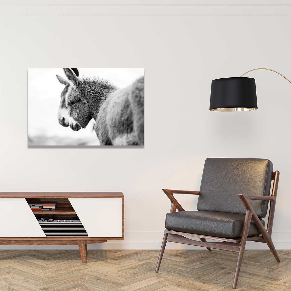 Tableau têtus comme deux ânes tableau alu dibond, HEXOA