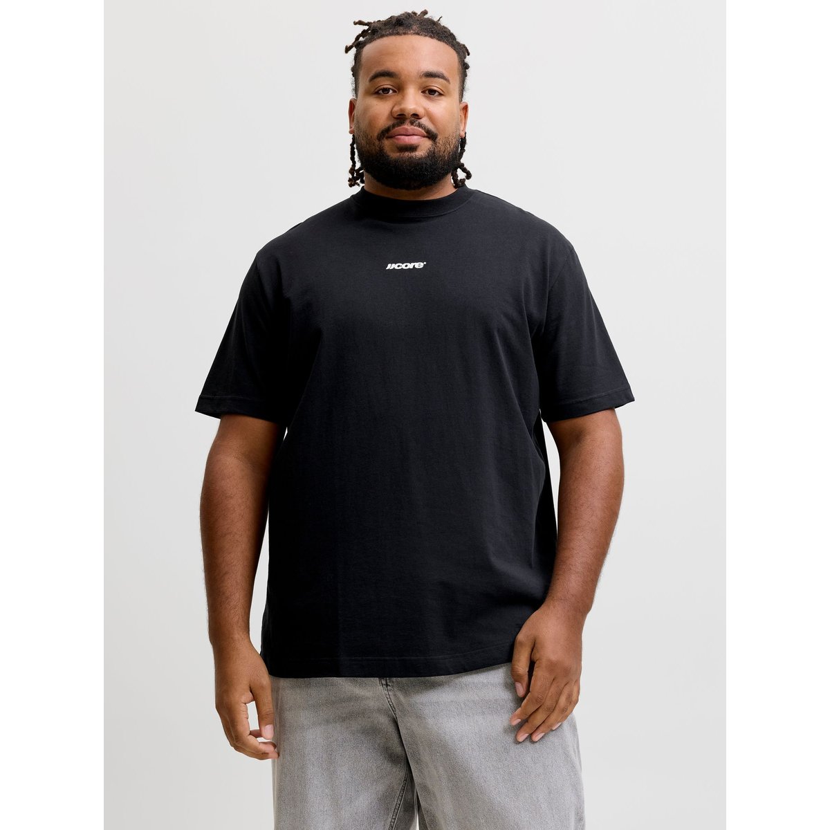 T-Shirt noire - black, JACK & JONES