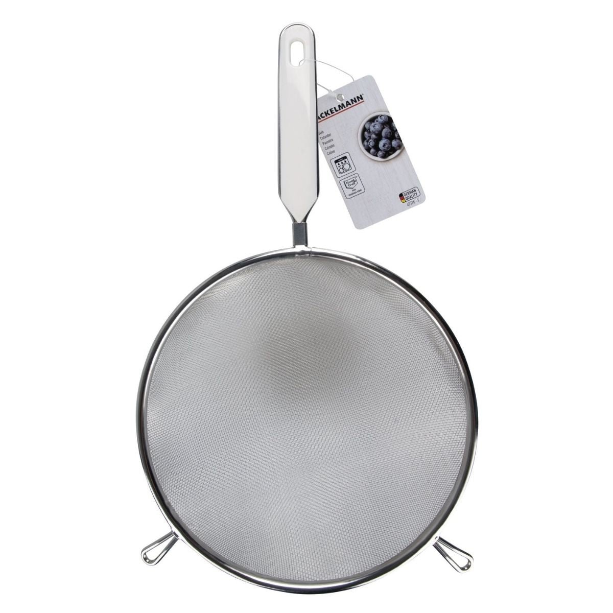 Passoire tamis avec manche en inox diamètre 20 cm BASIC gris, FACKELMANN