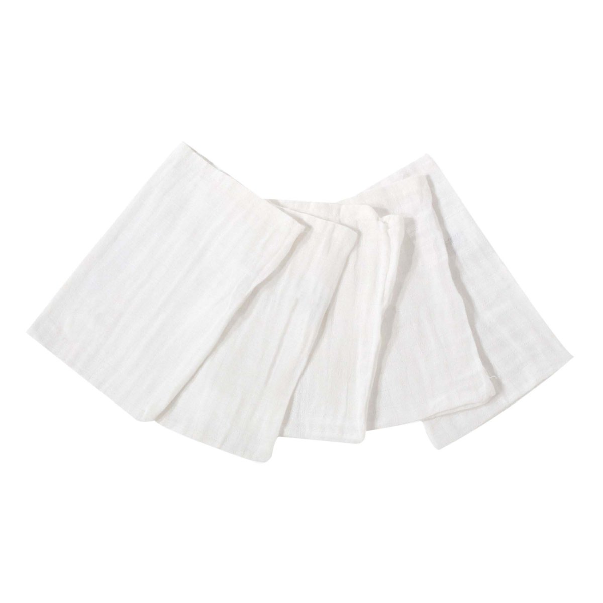 5 gants de toilette bébé #ffffff, TROIS KILOS SEPT