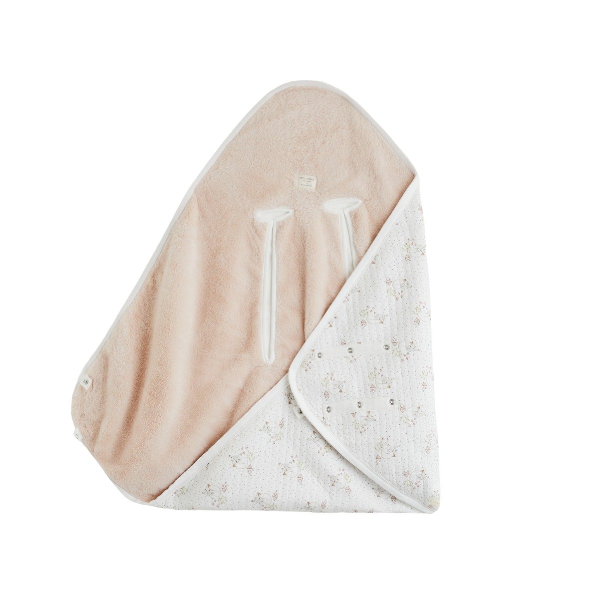 Couverture de voyage bébé Doucette rose, PETIT BEGUIN