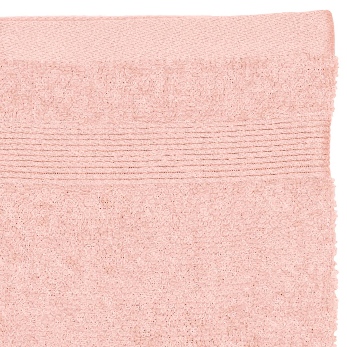 Lot de 2 gants de toilette PRAIA rose, ATMOSPHERA