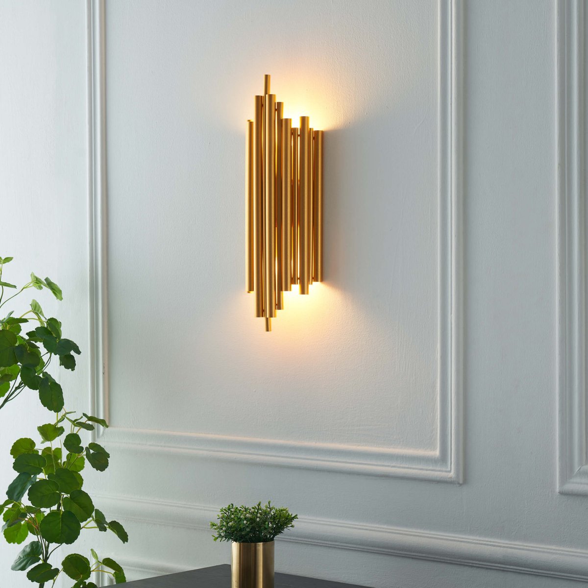 Applique Murale en Aluminium au Design Épuré - ROSELA doré / laiton, KOSILUM