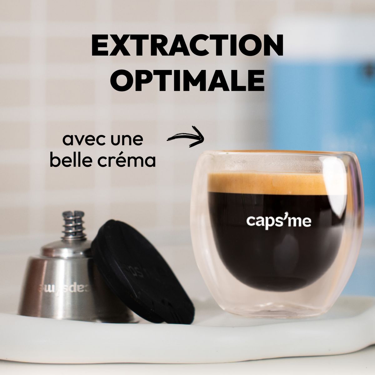 Capsule réutilisable Nescafé Dolce Gusto Espresso couleur unique, CAPS ME
