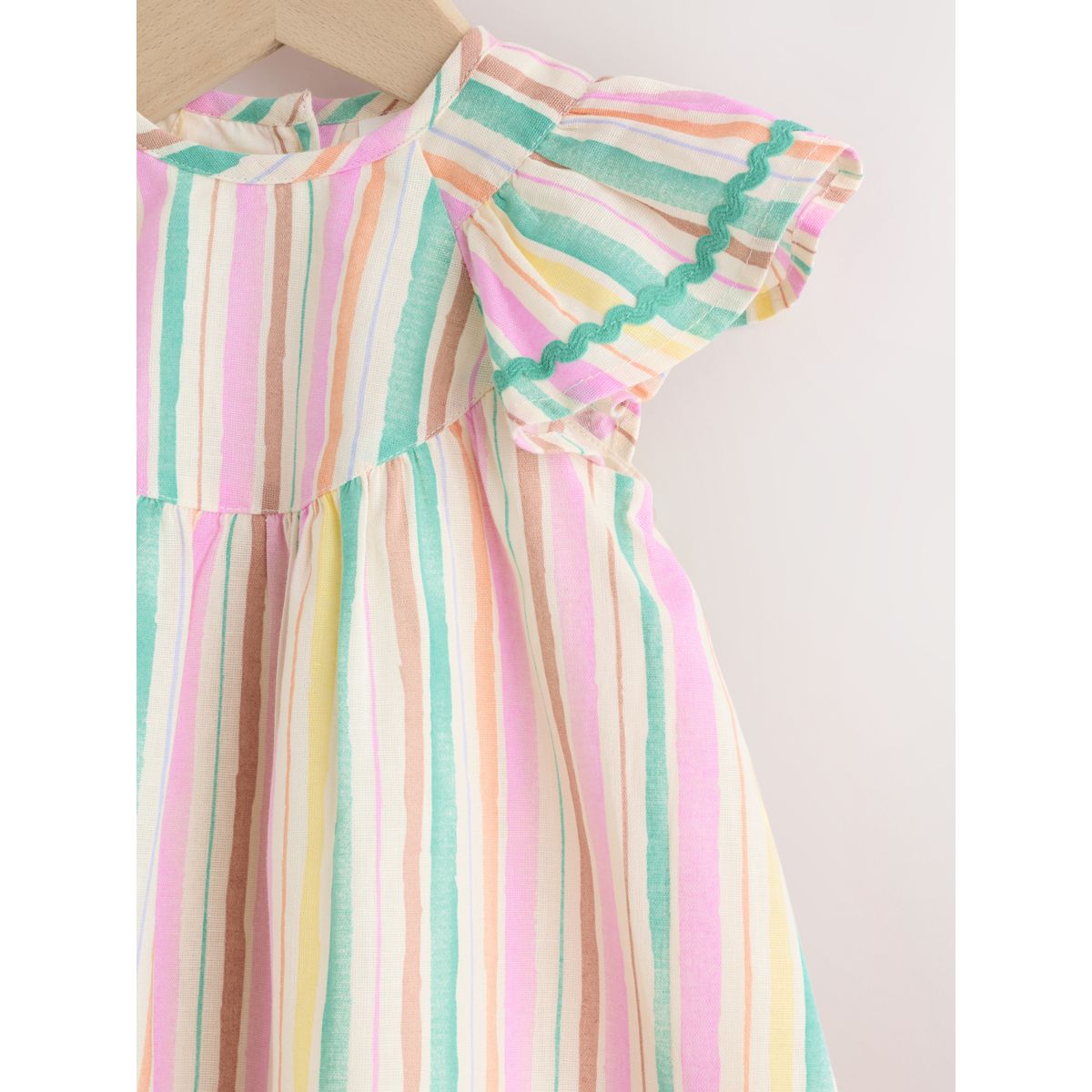 Robe tissée et culotte bébé, 2 pièces rayures multicolores, NEXT