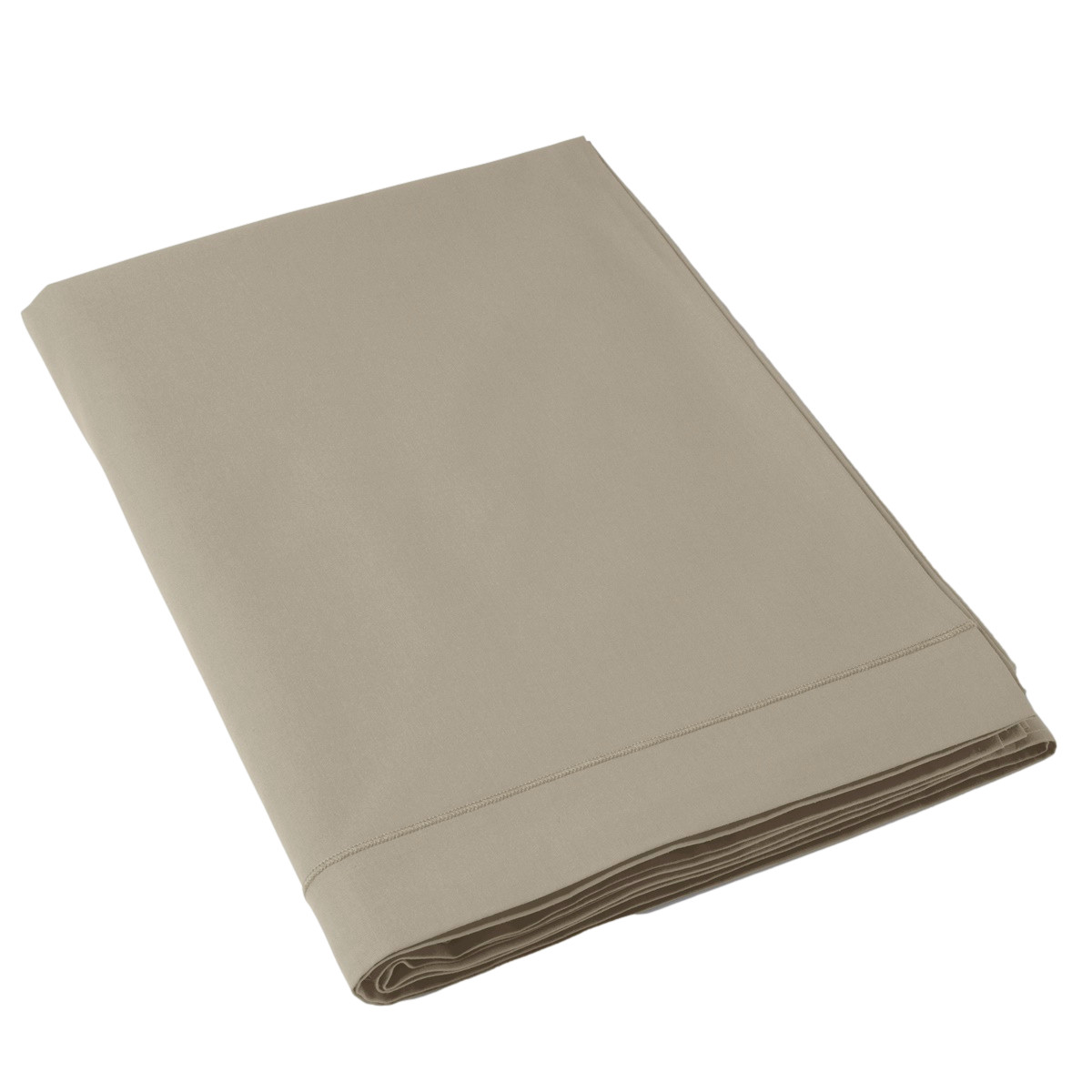 Drap Plat Uni Coton - UNIS COTON DR30X27 gris mastic, TRADITION DES VOSGES
