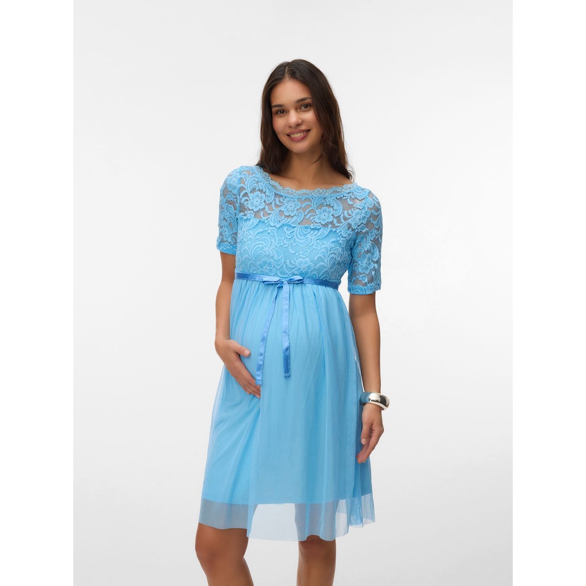 Robe bleue - alaskan blue 1, MAMA LICIOUS